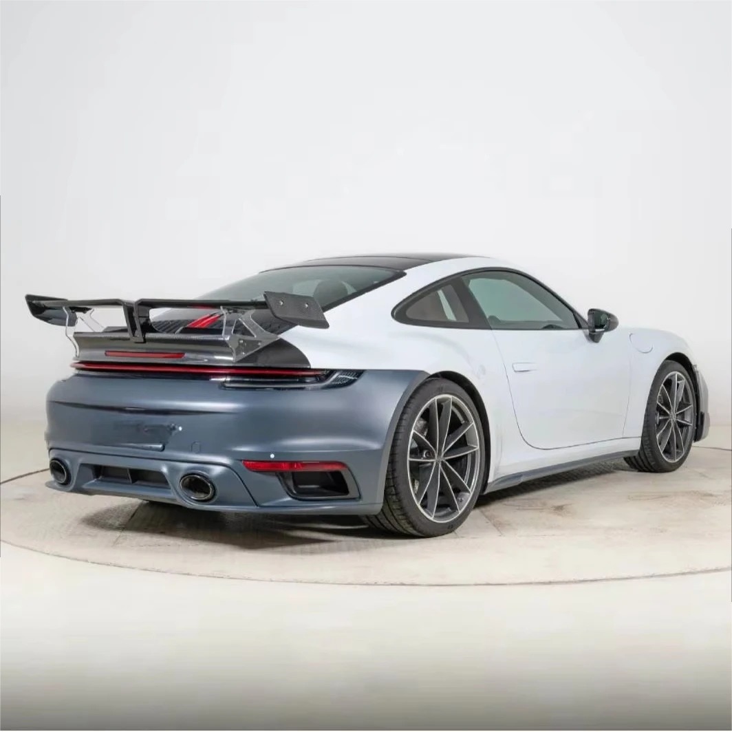 High Performance Dry Carbon Fiber Rear Wing Assembly Trunk 2020- for 911 992 New Condition Tail Spoiler Body Kit